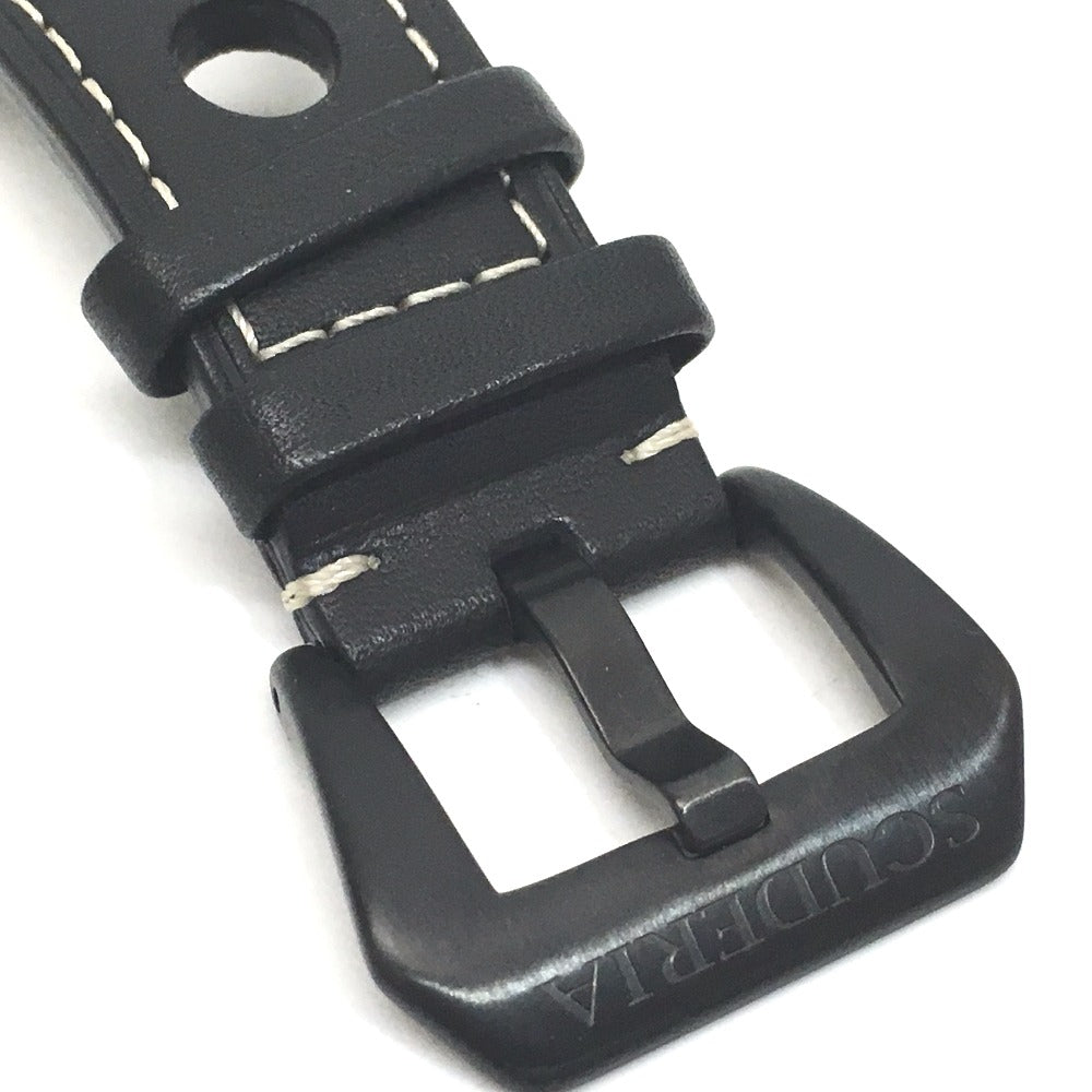 Scuderia 10213 裏スケ ダッシュボード 自動巻き 腕時計 SS メンズ ブラック