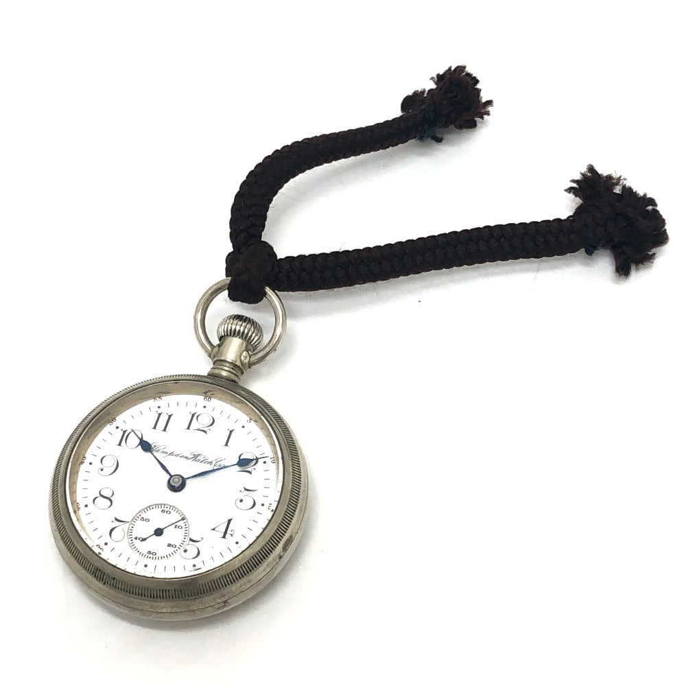 HAMPDEN WATCH CO. ハンプデン Dueber hampden 手巻き 時計 アンティーク スモールセコンド 懐中時計 SS メンズ シルバー