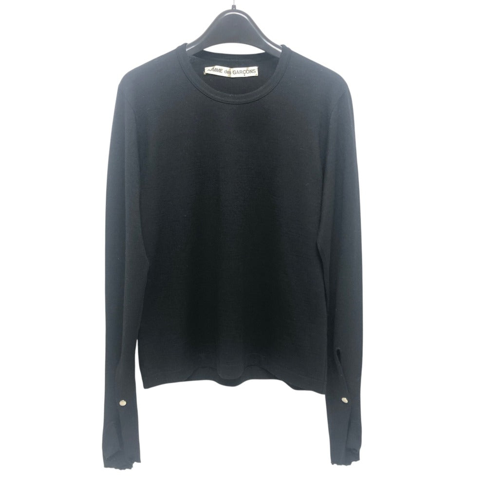 COMME des GARCONS Glove-docking top Apparel tops long sleeves knit wool Black Used