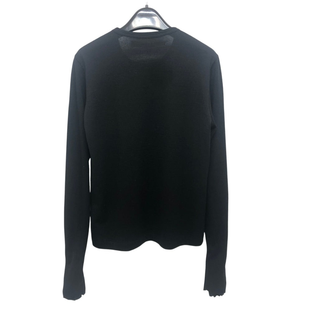 COMME des GARCONS Glove-docking top Apparel tops long sleeves knit wool Black Used
