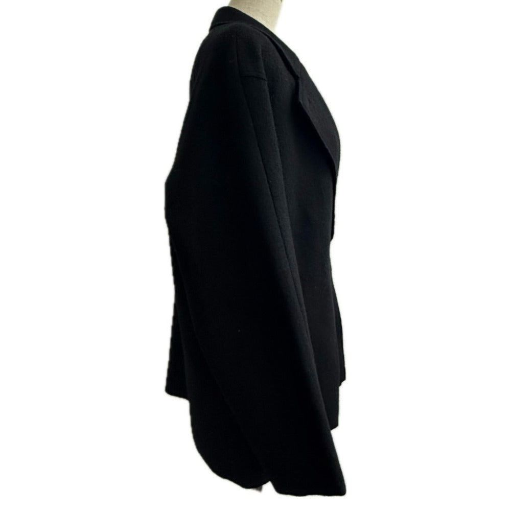 23区 チェスター アパレル アウター ショートコート テーラード ジャケット ウール レディース ブラック