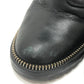 Sergio Rossi Velvet Ribbon Lace-up Leather Boots Shoes Short Boots Leather Women's Black