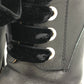 Sergio Rossi Velvet Ribbon Lace-up Leather Boots Shoes Short Boots Leather Women's Black