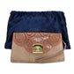Sergio Rossi Pouch Clutch Bag, Mini Bag, Party Bag, Suede/Patent Leather, Women's, Pink Beige