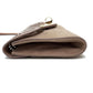 Sergio Rossi Pouch Clutch Bag, Mini Bag, Party Bag, Suede/Patent Leather, Women's, Pink Beige