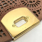 Sergio Rossi Pouch Clutch Bag, Mini Bag, Party Bag, Suede/Patent Leather, Women's, Pink Beige