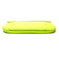 Sergio Rossi Turnlock Clutch Bag, Party Bag, Leather, Fluorescent Yellow, Women's