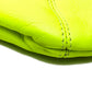 Sergio Rossi Turnlock Clutch Bag, Party Bag, Leather, Fluorescent Yellow, Women's