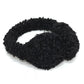 Sergio Rossi フェイクファー アパレル小物 イヤーマフ ポリエステル レディース ブラック - brandshop-reference
