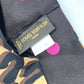 LOUIS VUITTON レオパード ロゴ スヌード 豹柄 ヒョウ マフラー シルク レディース ブラウン - brandshop-reference
