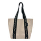 snidel logo, logo tape, bag, leather-look, mini tote, tote bag, canvas, women's, white