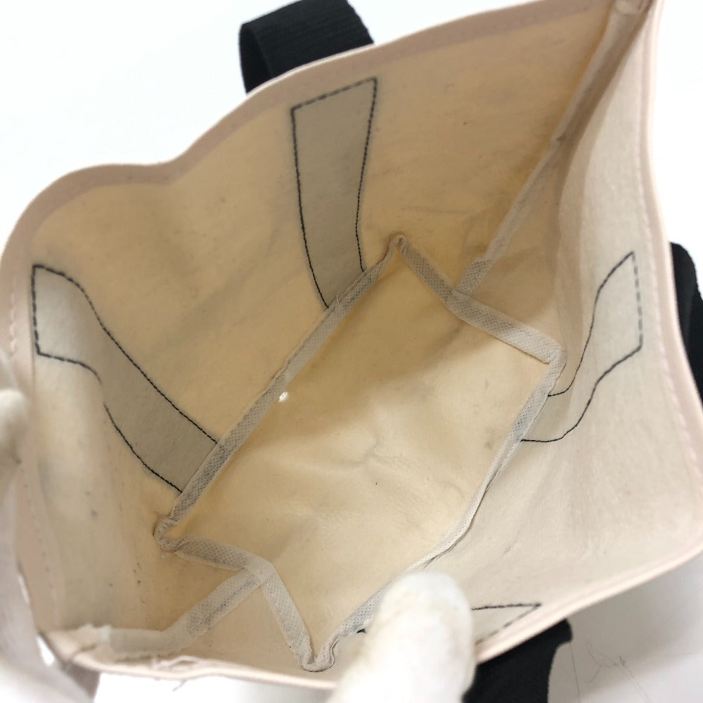 snidel logo, logo tape, bag, leather-look, mini tote, tote bag, canvas, women's, white