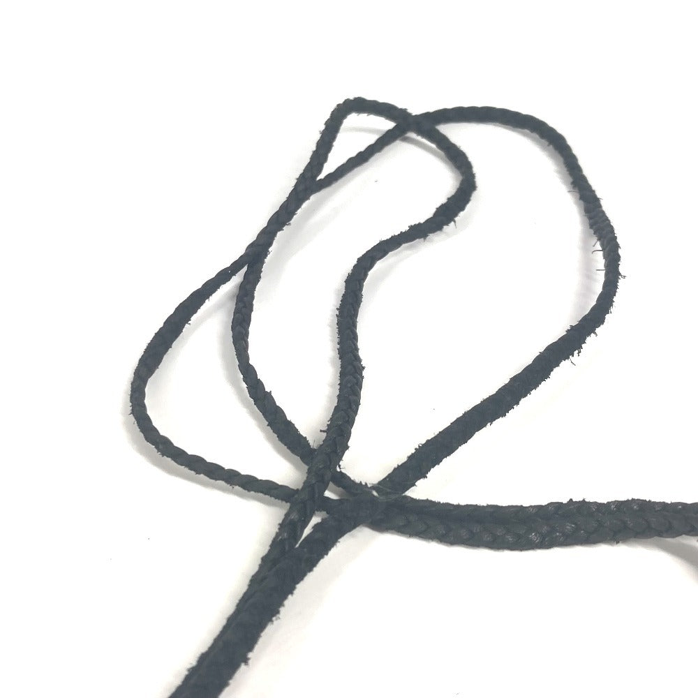 CHROME HEARTS ブレード 革紐 アクセサリー ネックレス レザー メンズ ブラック - brandshop-reference