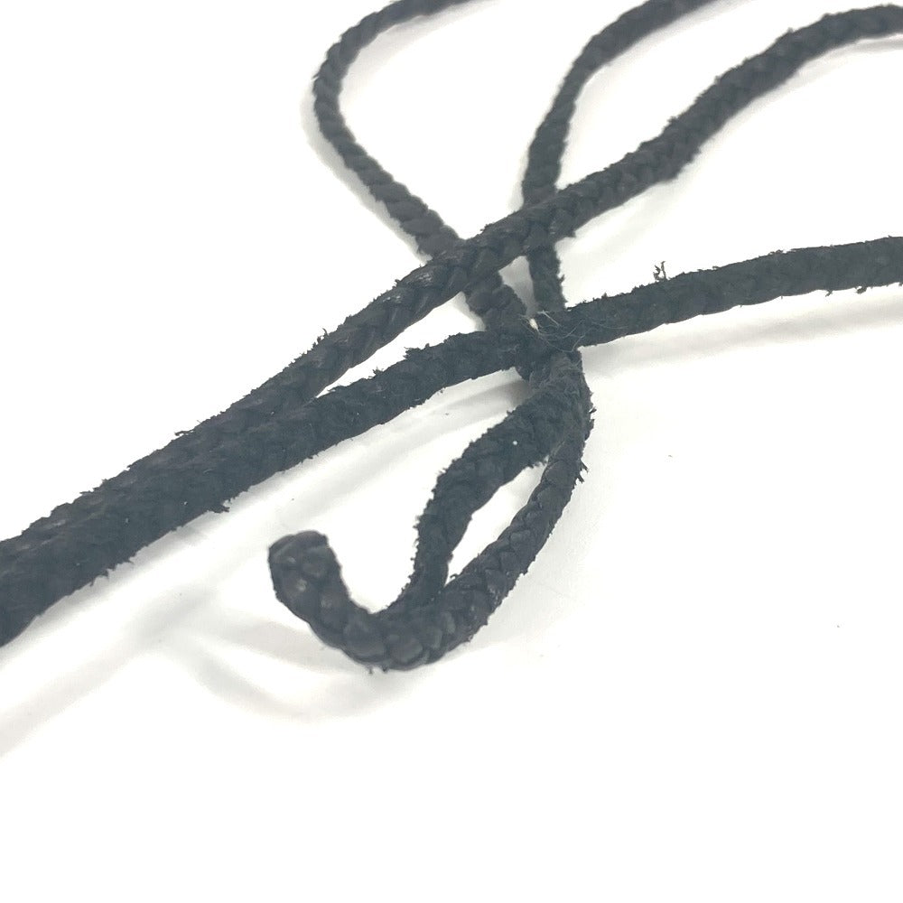 CHROME HEARTS ブレード 革紐 アクセサリー ネックレス レザー メンズ ブラック - brandshop-reference