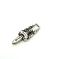 CHROME HEARTS 5DAGGER ZIP1 5ダガーチャーム 小 チャーム SV925 メンズ シルバー
