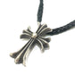 CHROME HEARTS スモールCHクロス SML CH CROSS チョーカー ネックレス SV925 メンズ シルバー