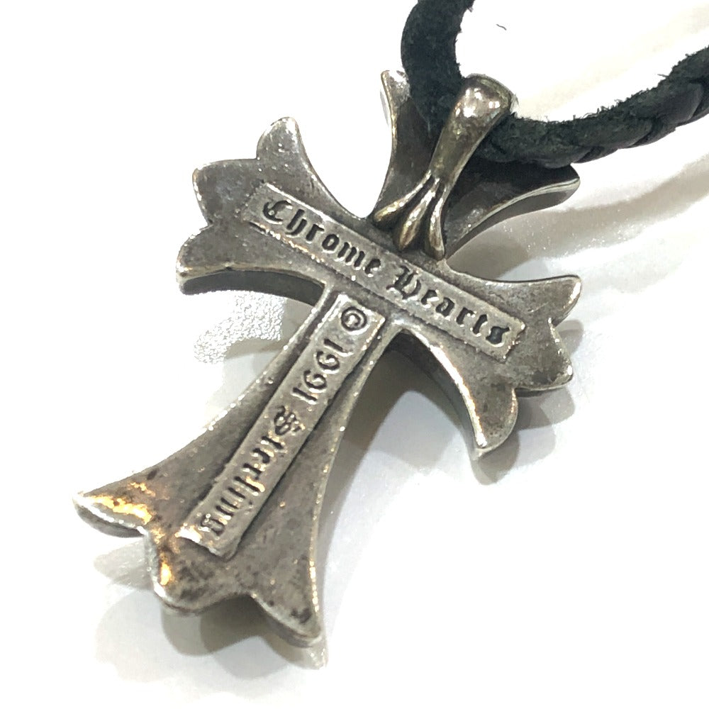 CHROME HEARTS スモールCHクロス SML CH CROSS チョーカー ネックレス SV925 メンズ シルバー