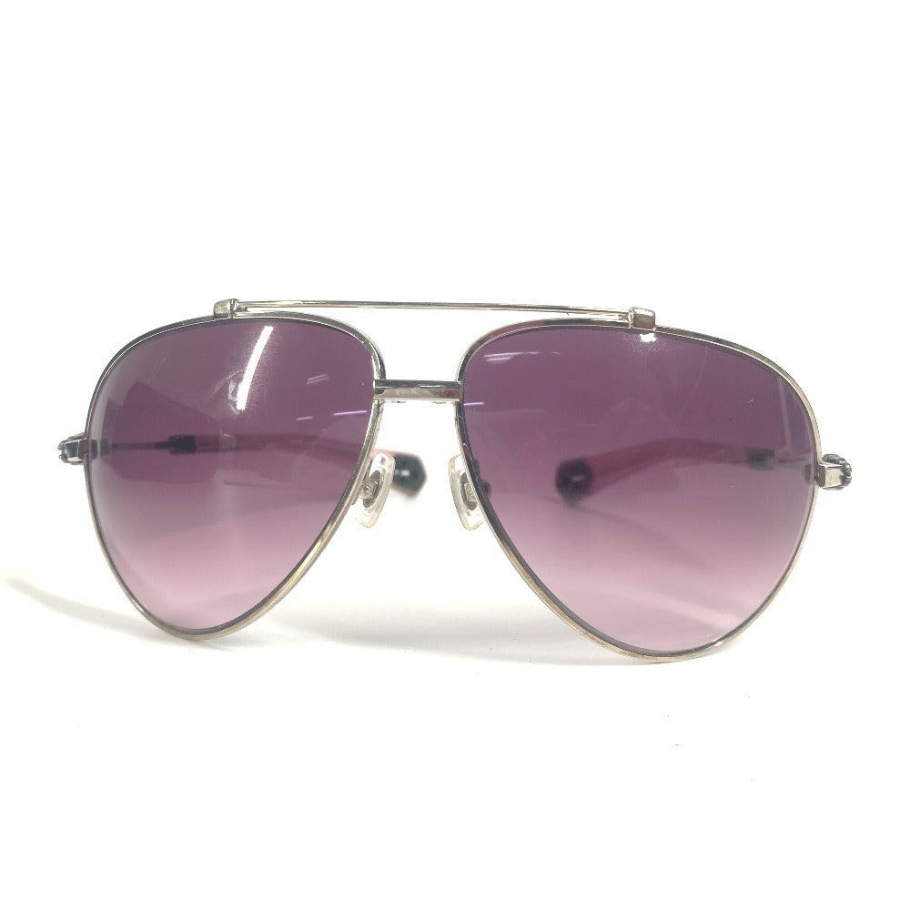 CHROME HEARTS STONED サイドダガー めがね メガネ アイウェア 眼鏡 サングラス メタル ユニセックス ゴールド - brandshop-reference