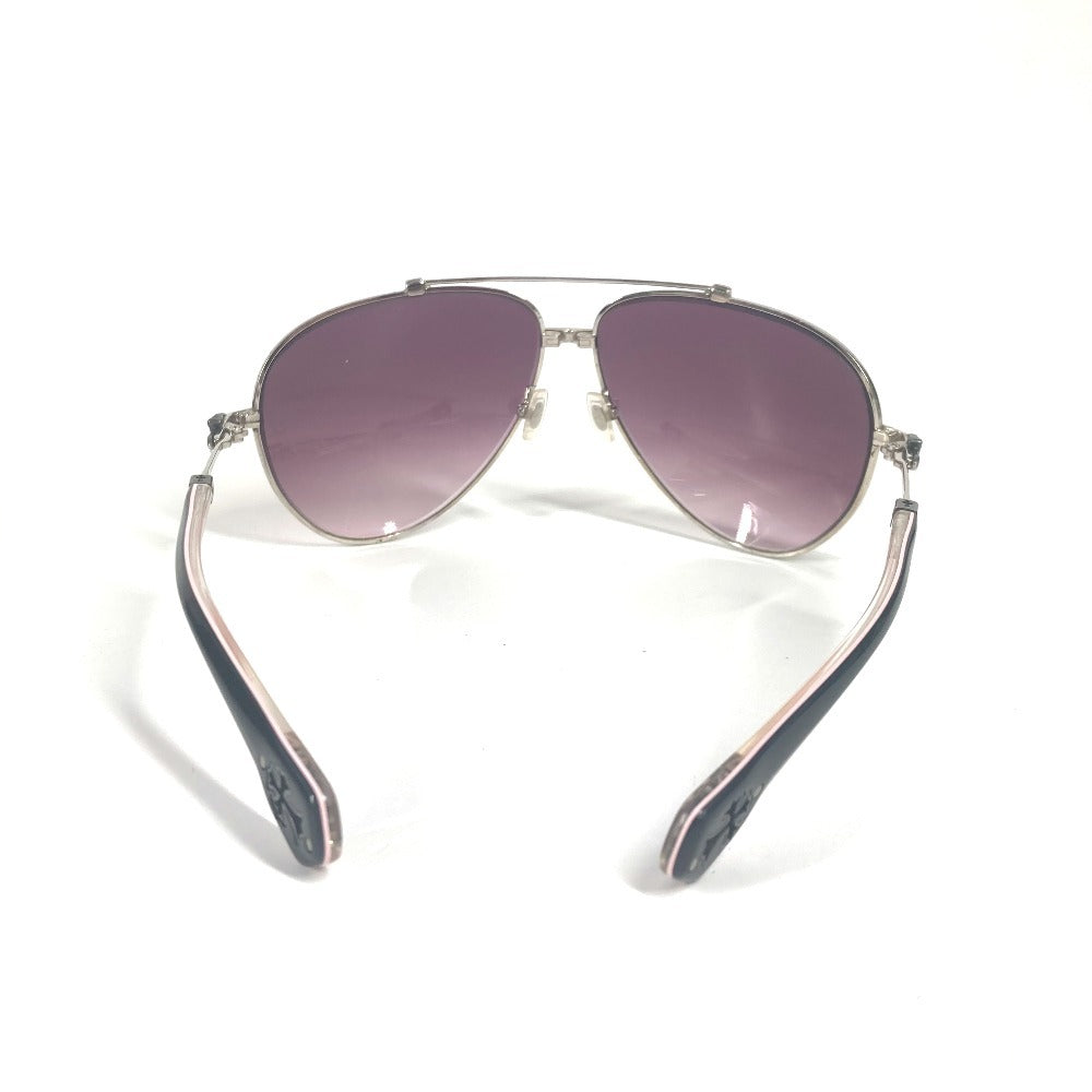 CHROME HEARTS STONED サイドダガー めがね メガネ アイウェア 眼鏡 サングラス メタル ユニセックス ゴールド - brandshop-reference