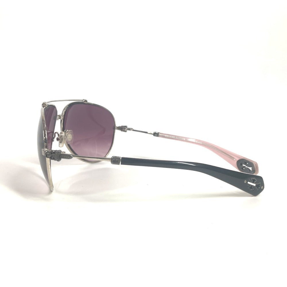 CHROME HEARTS STONED サイドダガー めがね メガネ アイウェア 眼鏡 サングラス メタル ユニセックス ゴールド - brandshop-reference