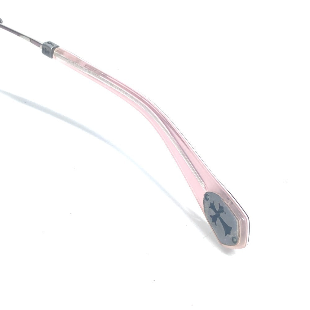 CHROME HEARTS STONED サイドダガー めがね メガネ アイウェア 眼鏡 サングラス メタル ユニセックス ゴールド - brandshop-reference