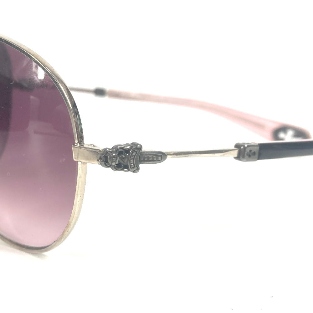 CHROME HEARTS STONED サイドダガー めがね メガネ アイウェア 眼鏡 サングラス メタル ユニセックス ゴールド - brandshop-reference