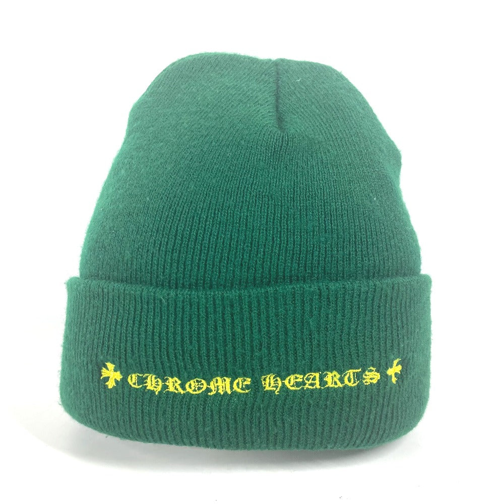 CHROME HEARTS マッティボーイ MATTY BOY ビーニー 帽子 ニット帽 ニットキャップ ニット帽 アクリル メンズ グリーン