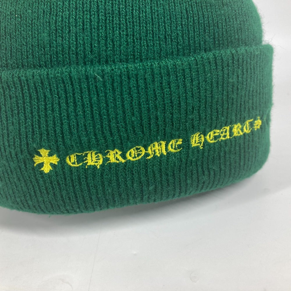 CHROME HEARTS マッティボーイ MATTY BOY ビーニー 帽子 ニット帽 ニットキャップ ニット帽 アクリル メンズ グリーン