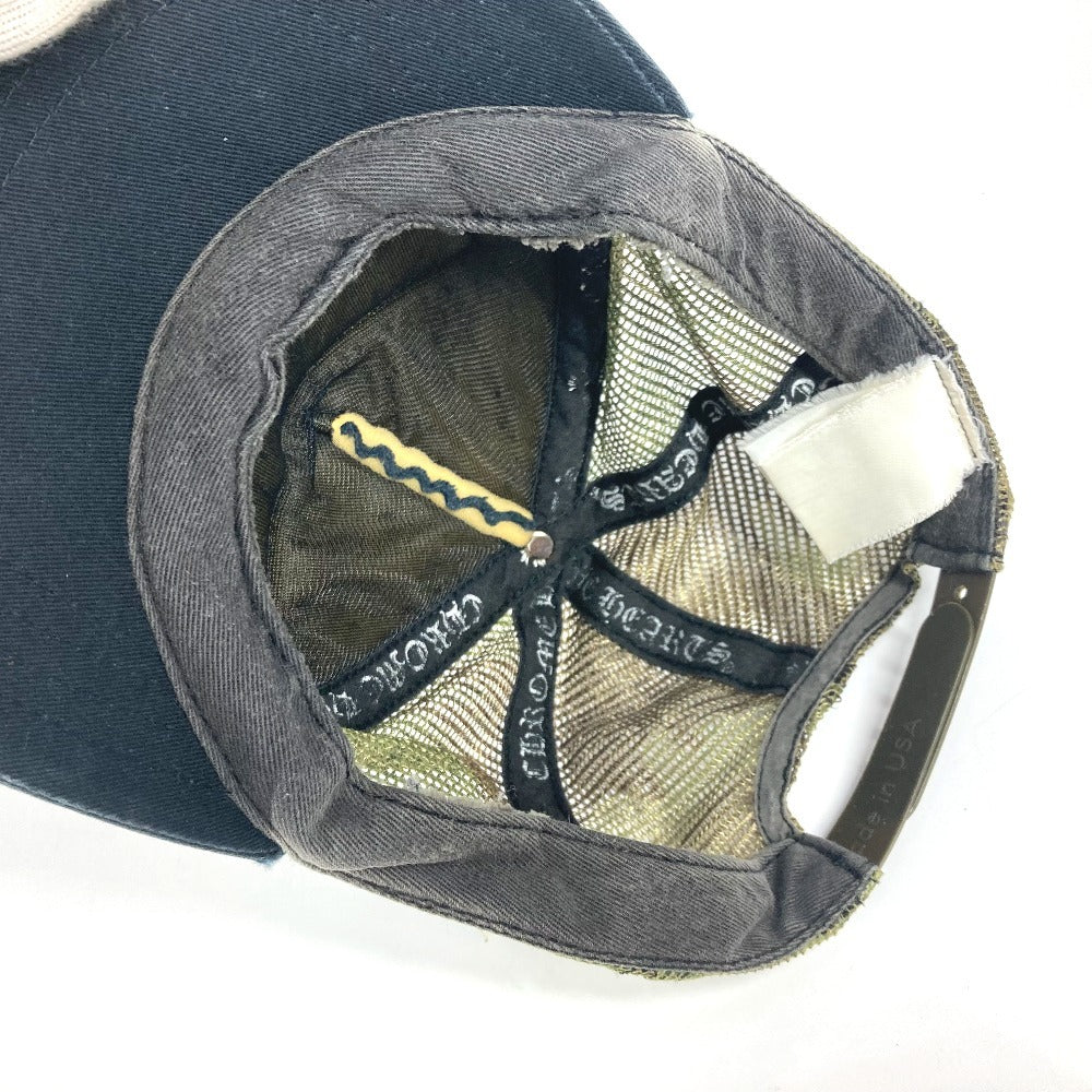 CHROME HEARTS ロゴ 迷彩 カモフラ メッシュ 帽子 キャップ帽 ベースボール キャップ コットン メンズ グリーン - brandshop-reference