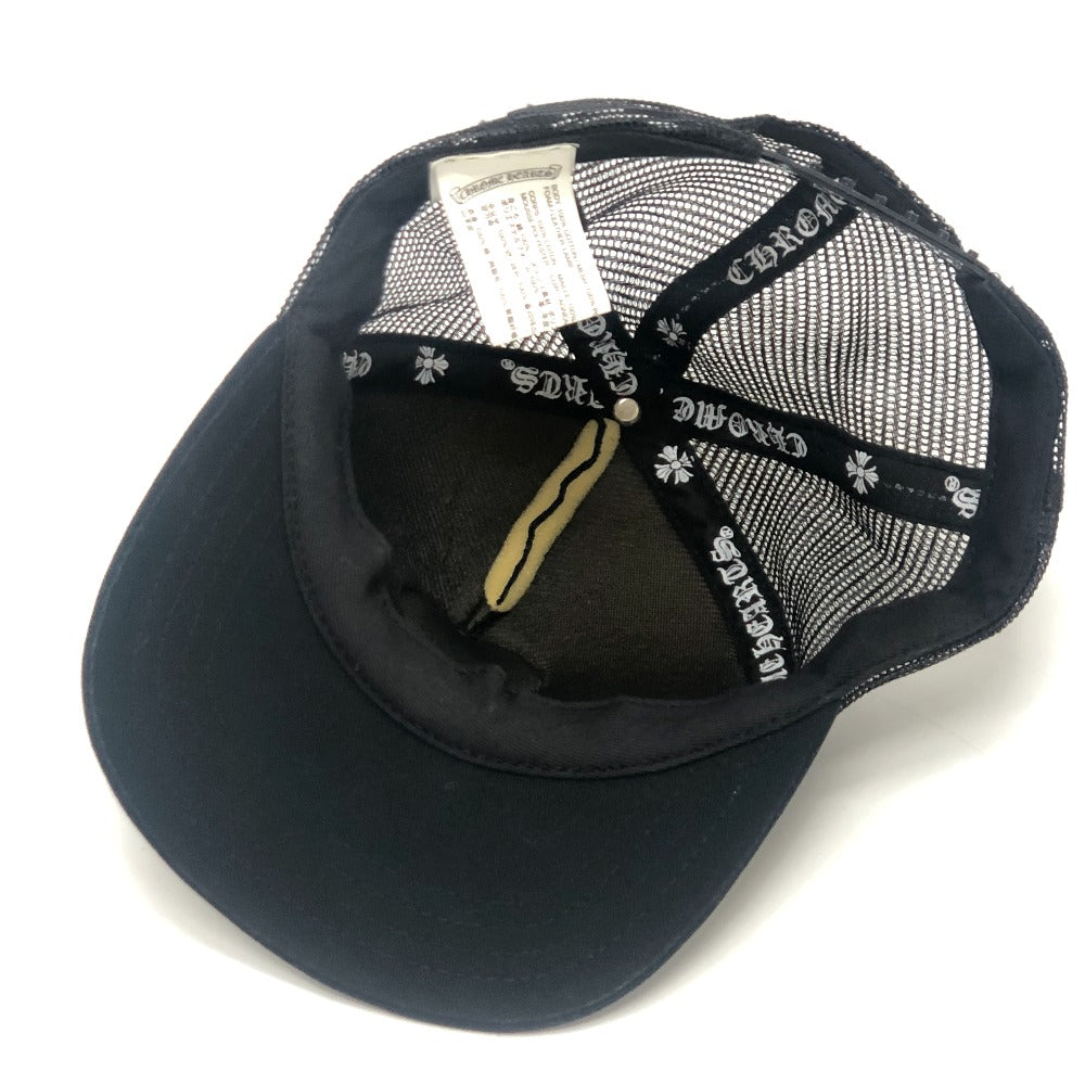 Chrome Hearts MattyBoy Heart Tracker Cap, Men's Canvas, Black