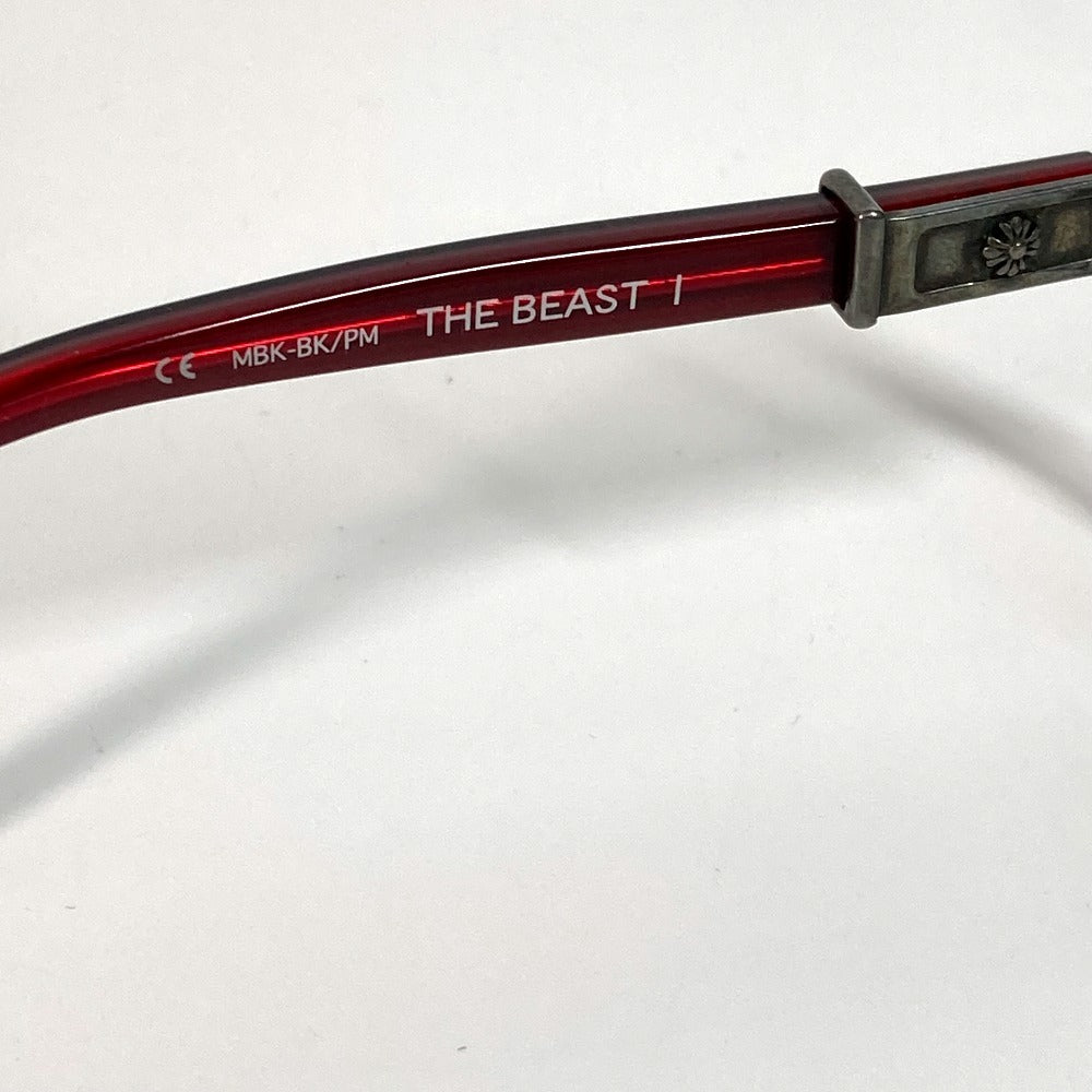 CHROME HEARTS THE BEAST1 メガネ めがね アイウェア 眼鏡 プラスチック ユニセックス ブラック - brandshop-reference