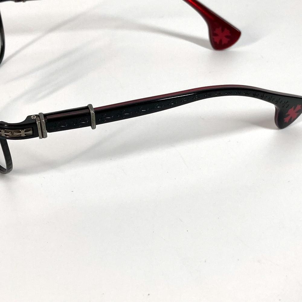 CHROME HEARTS THE BEAST1 メガネ めがね アイウェア 眼鏡 プラスチック ユニセックス ブラック - brandshop-reference