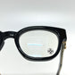CHROME HEARTS BK-18KGP CUNTVOLUTED ウェリントン 伊達メガネ アイウェア 眼鏡 プラスチック メンズ ブラック