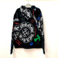 CHROME HEARTS ステンシル トップス STENCIL HOODIE クロス プラス ロゴ スウェット プルオーバー パーカー コットン メンズ - brandshop-reference