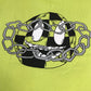 Chrome Hearts PPO HRDWR GRN SWTSHRT Top, Matty Boy, Men's Lime Green Crew Neck Sweatshirt, Cotton
