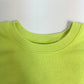 Chrome Hearts PPO HRDWR GRN SWTSHRT Top, Matty Boy, Men's Lime Green Crew Neck Sweatshirt, Cotton