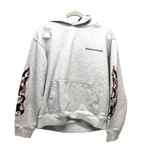 CHROME HEARTS MATTY BOY Brain Hoodie マッティボーイ ロゴ スエット プルオーバー アパレル パーカー コットン メンズ グレー