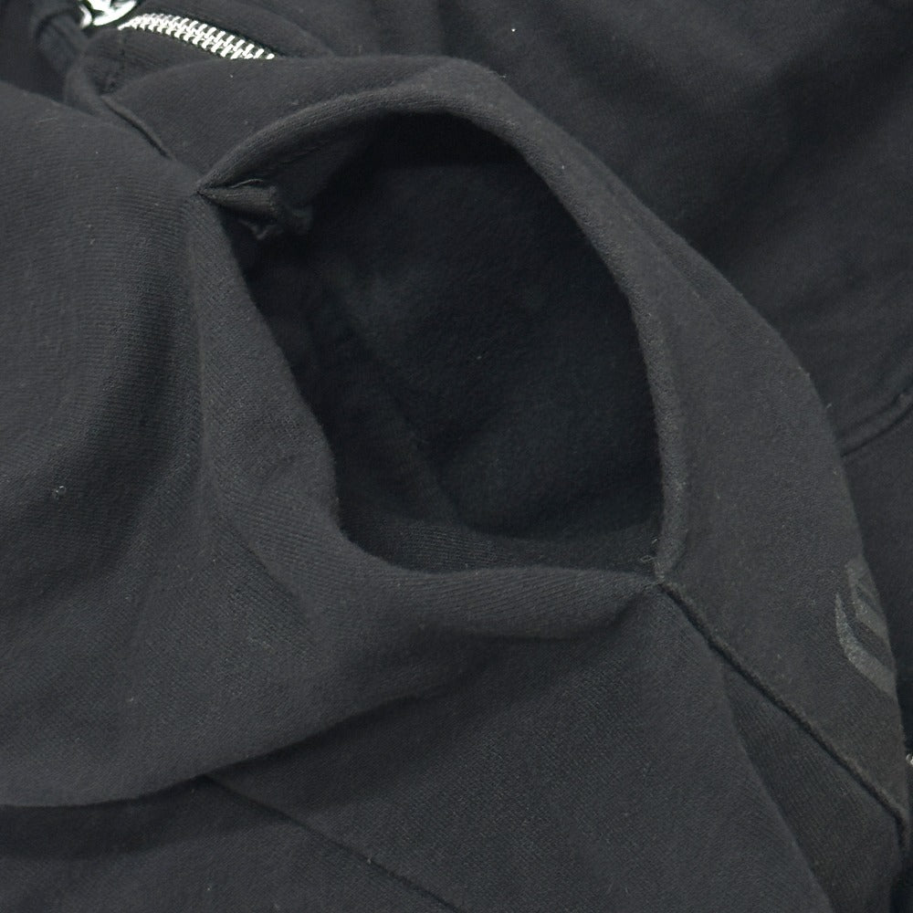 CHROME HEARTS セメタリークロス スクロールラベル ダガージップ アパレル パーカー コットン メンズ ブラック - brandshop-reference