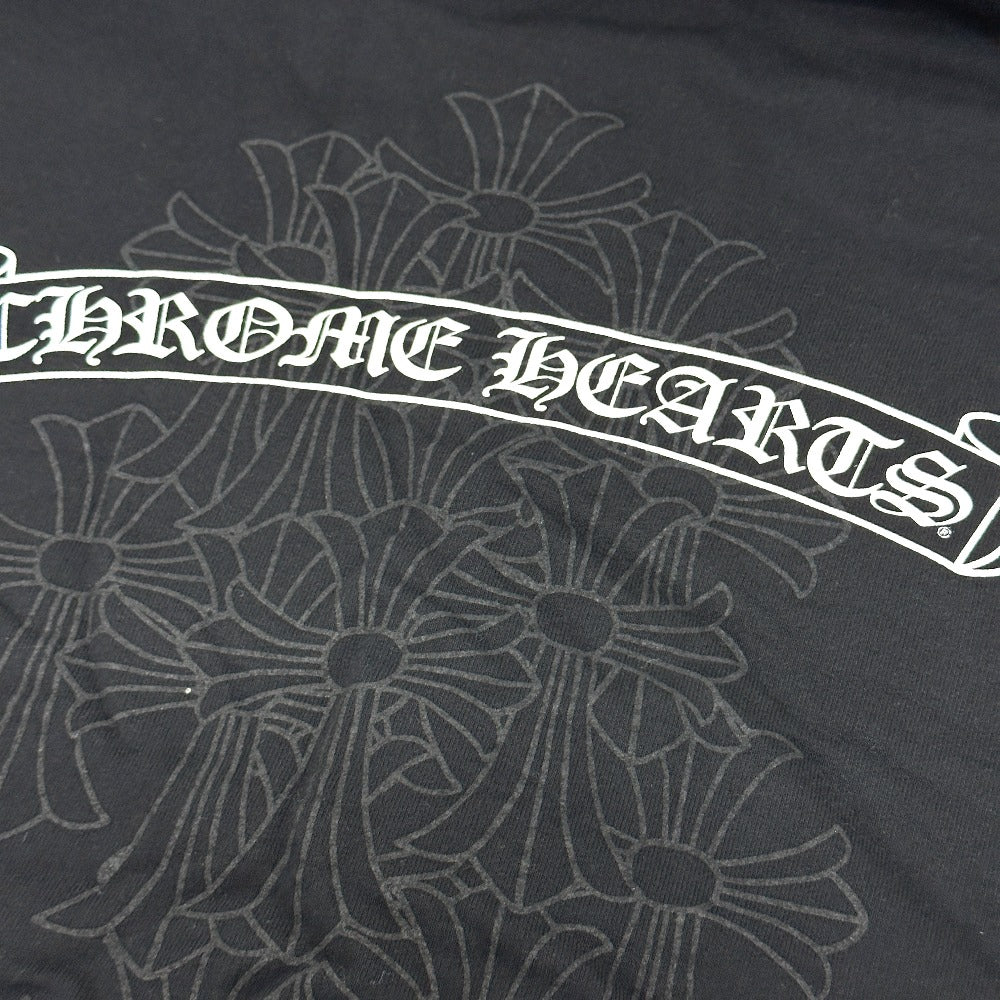 CHROME HEARTS セメタリークロス スクロールラベル ダガージップ アパレル パーカー コットン メンズ ブラック - brandshop-reference