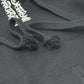 CHROME HEARTS セメタリークロス スクロールラベル ダガージップ アパレル パーカー コットン メンズ ブラック - brandshop-reference
