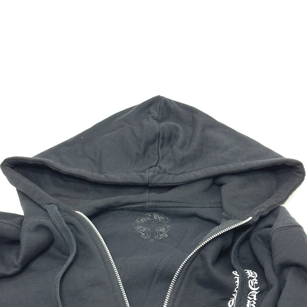 CHROME HEARTS セメタリークロス スクロールラベル ダガージップ アパレル パーカー コットン メンズ ブラック - brandshop-reference