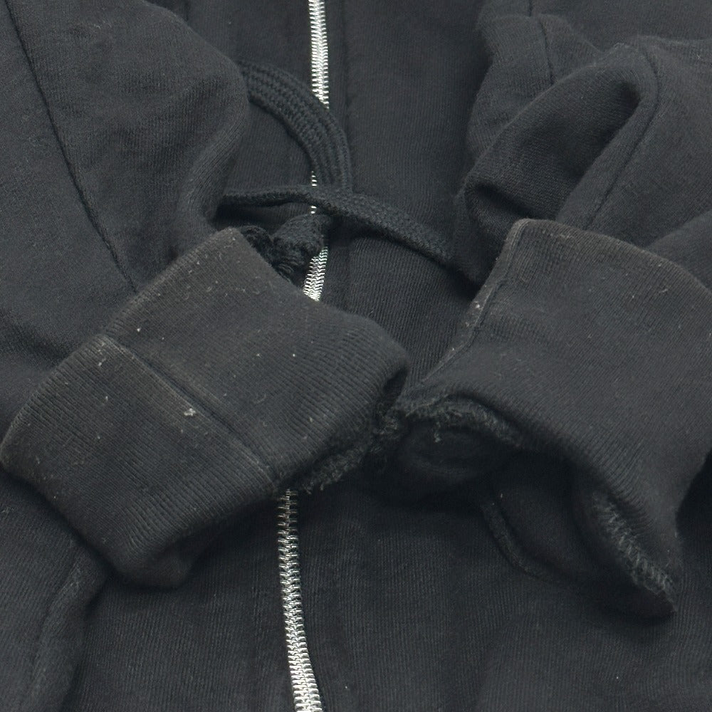 CHROME HEARTS セメタリークロス スクロールラベル ダガージップ アパレル パーカー コットン メンズ ブラック - brandshop-reference