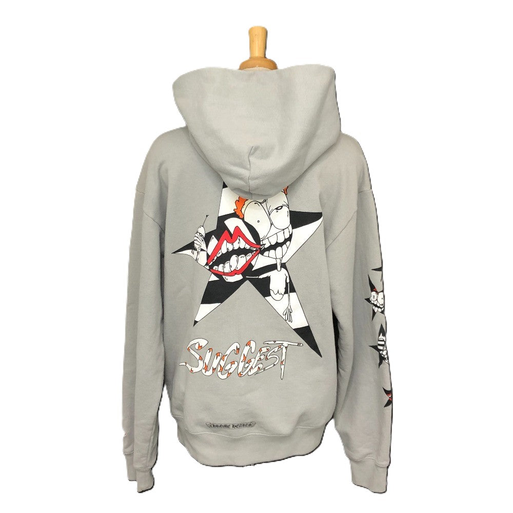 CHROME HEARTS 2020SS PPO SUGGEST SPACE GRY HD PLVR Chrome Hearts x Matty Boy Suggest Space Grey Sudadera con capucha Parka con capucha Algodón Hombre Gris