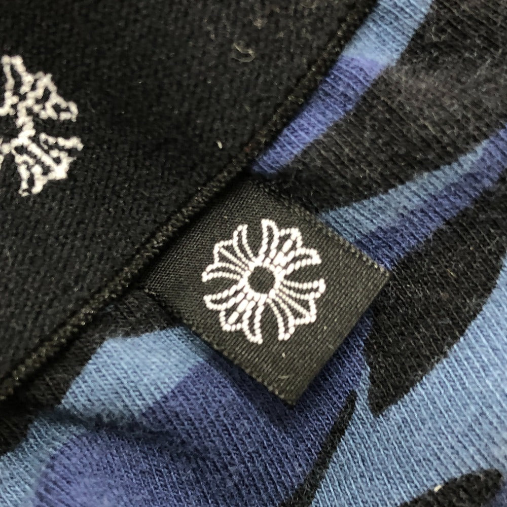 CHROME HEARTS CH Scroll Splint Leggings Medias Camuflaje Patrón Medias Ropa Ropa Interior Pantalones Pantalones Algodón Hombre Azul