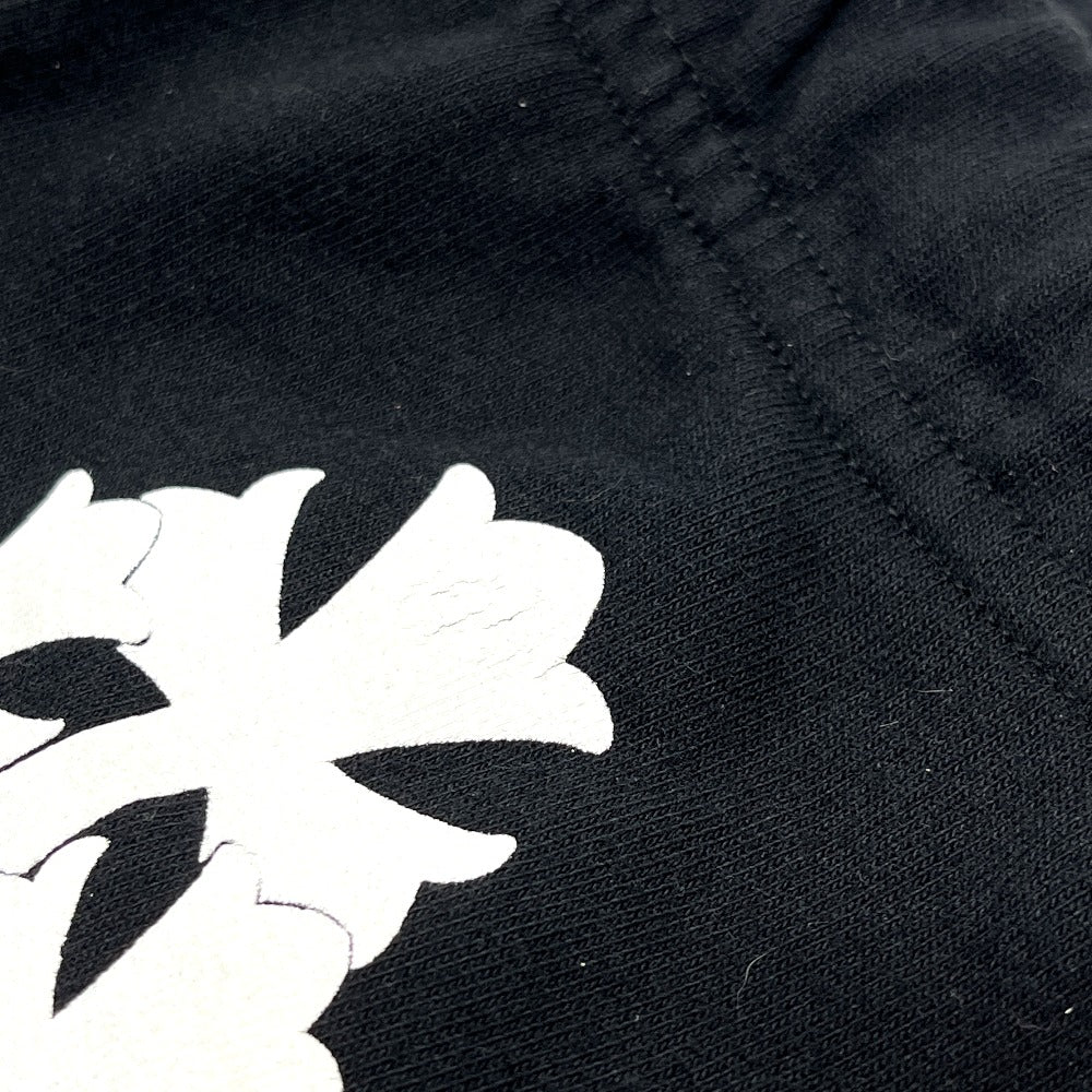 CHROME HEARTS Triple Cross Print Jogger pants Sweats Apparel Pants cotton Black Used
