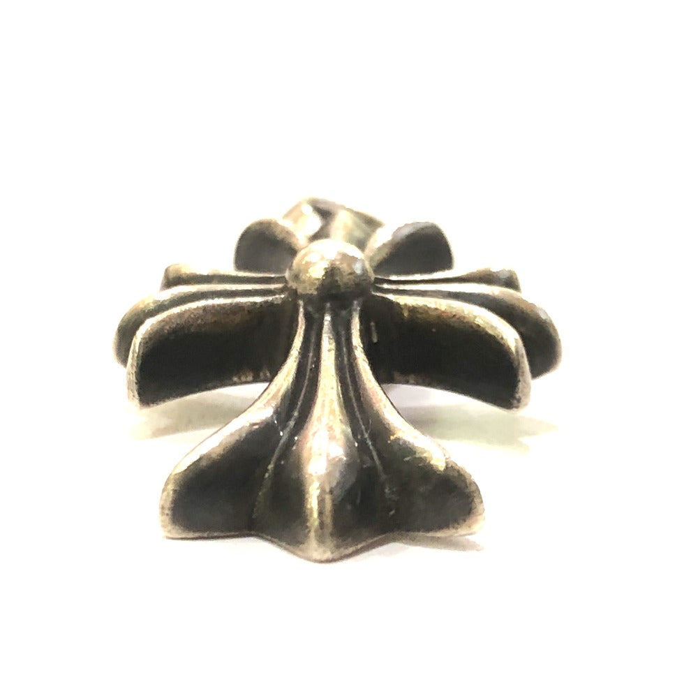 CHROME HEARTS CH CRS SML W/BALE Wベイル スモールCHクロス ペンダントトップ SV925 メンズ シルバー