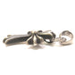 CHROME HEARTS CH CRS SML W/BALE Wベイル スモールCHクロス ペンダントトップ SV925 メンズ シルバー