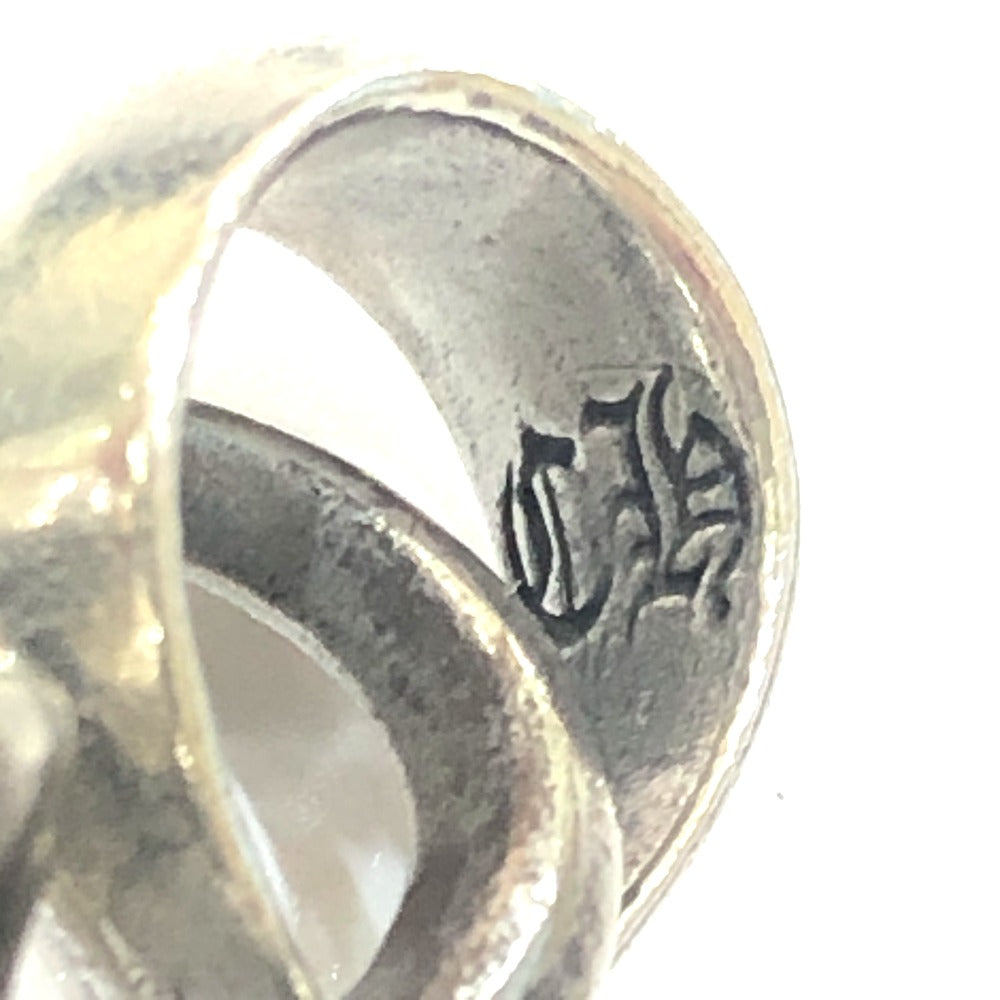CHROME HEARTS CH CRS SML W/BALE Wベイル スモールCHクロス ペンダントトップ SV925 メンズ シルバー