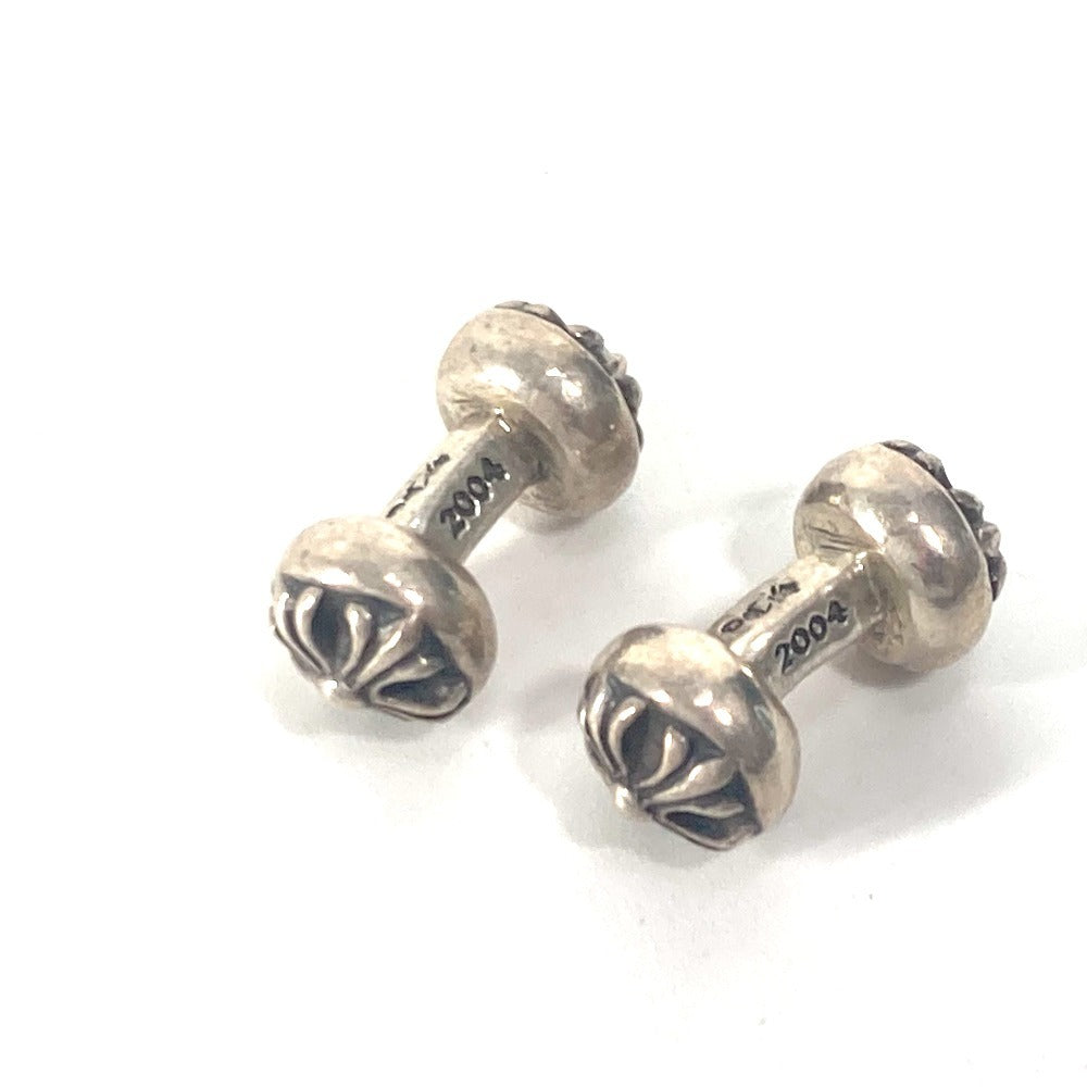 CHROME HEARTS バーベル クロスボール アクセサリー カフス SV925 メンズ シルバー - brandshop-reference
