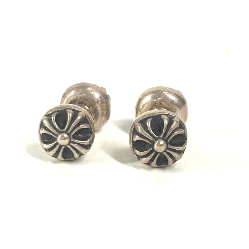 CHROME HEARTS バーベル クロスボール アクセサリー カフス SV925 メンズ シルバー - brandshop-reference
